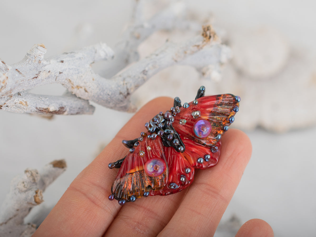 Red Butterfly Pin