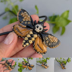 Load image into Gallery viewer, Death&#39;s head moth necklace
