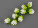 Load image into Gallery viewer, White flower bead
