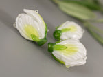 Load image into Gallery viewer, White flower bead
