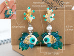 Load image into Gallery viewer, Turqiouse fish earrings
