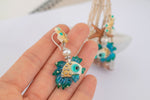 Load image into Gallery viewer, Turqiouse fish earrings

