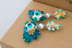Load image into Gallery viewer, Turqiouse fish earrings
