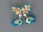 Load image into Gallery viewer, Turqiouse fish earrings
