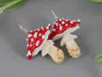 Load image into Gallery viewer, Mushroom earrings
