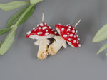 Load image into Gallery viewer, Mushroom earrings
