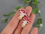 Load image into Gallery viewer, Mushroom earrings
