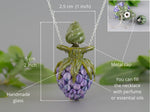 Load image into Gallery viewer, Aromatherapy necklace Blackberry
