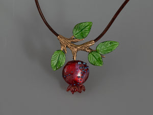 Pomegranate necklace 5