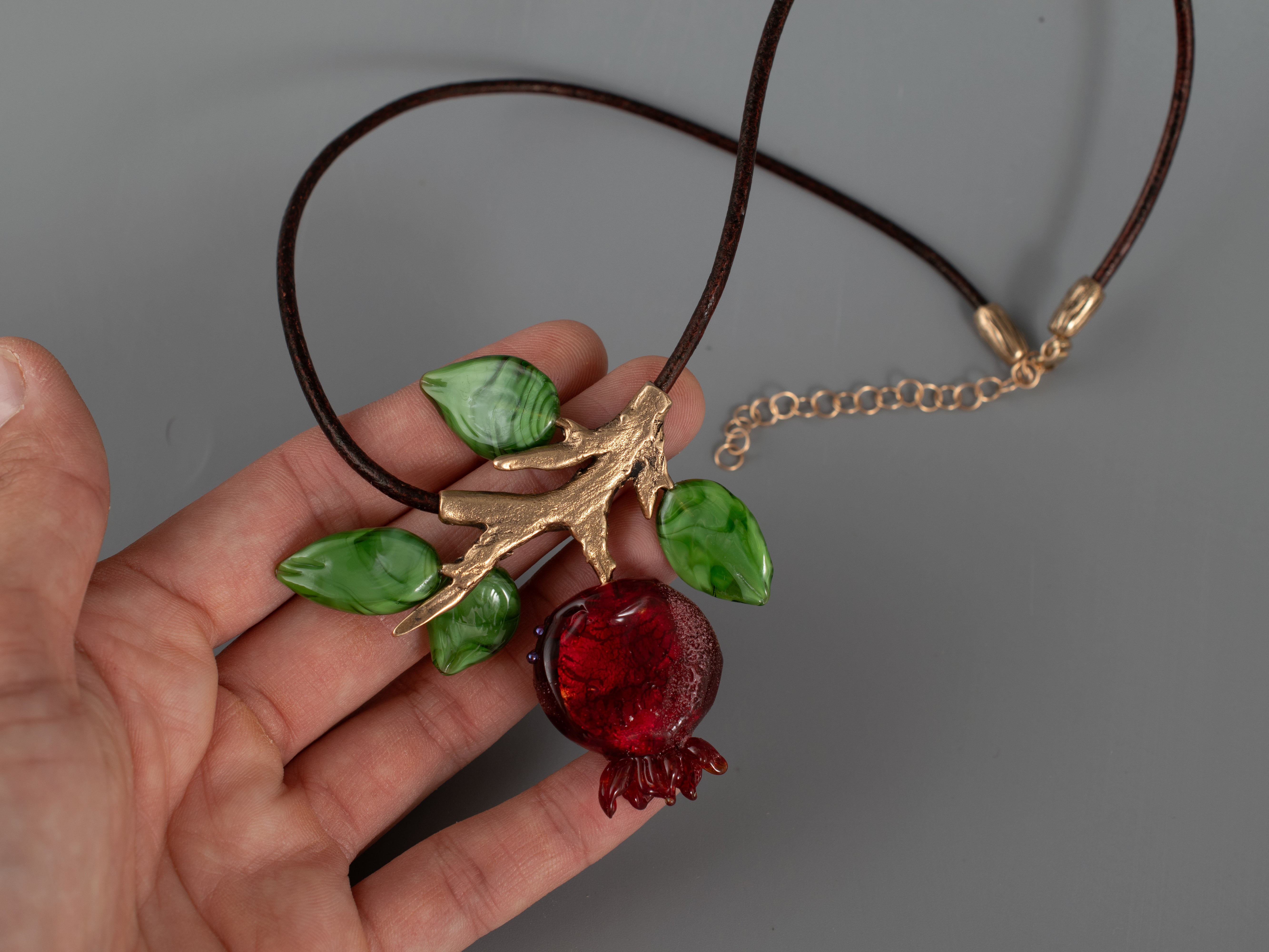 Pomegranate necklace 5