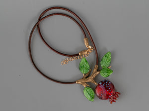 Pomegranate necklace 5