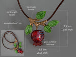 Load image into Gallery viewer, Pomegranate necklace 5
