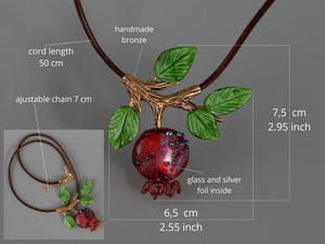 Pomegranate necklace 5