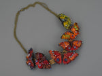 Load image into Gallery viewer, Orange butterfly necklace
