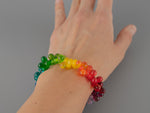 Load image into Gallery viewer, Rainbow glass beads bracelet
