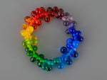 Load image into Gallery viewer, Rainbow glass beads bracelet
