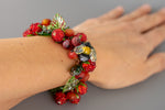 Load image into Gallery viewer, Bee and berries bracelet
