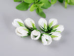 Load image into Gallery viewer, White flower bead
