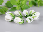 Load image into Gallery viewer, White flower bead
