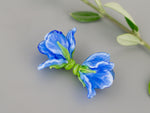 Load image into Gallery viewer, Blue flower bead
