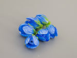 Load image into Gallery viewer, Blue flower bead
