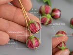 Load image into Gallery viewer, Pink flower bead
