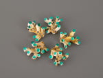 Load image into Gallery viewer, Turquoise coral glass bead
