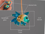 Load image into Gallery viewer, Turquoise fish glass bead
