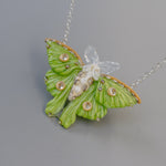 Load image into Gallery viewer, Necklace Luna moth
