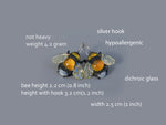 Load image into Gallery viewer, Bee earrings
