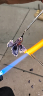 Load image into Gallery viewer, Purple hummingbird necklace
