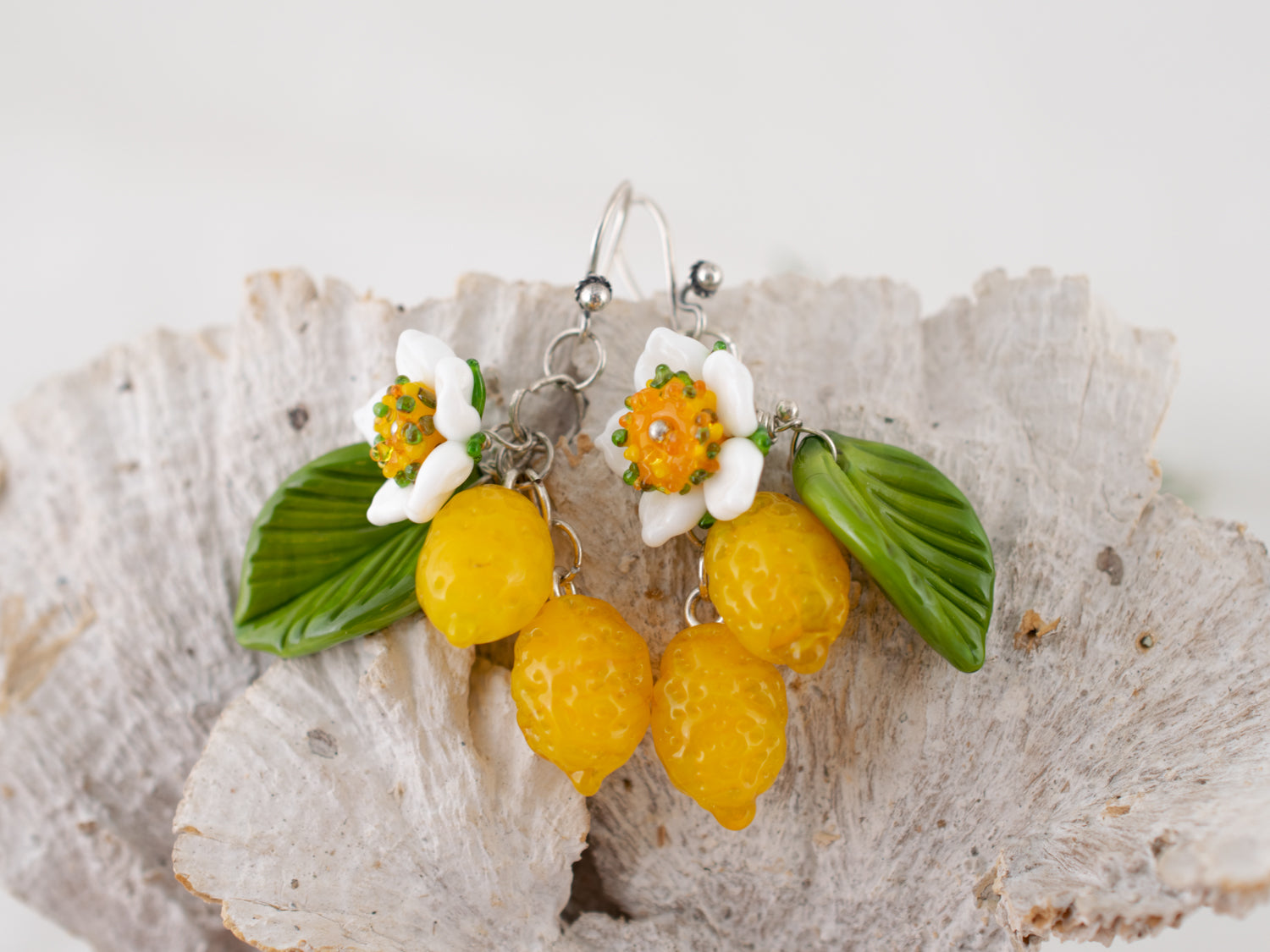 Lemon drop earrings