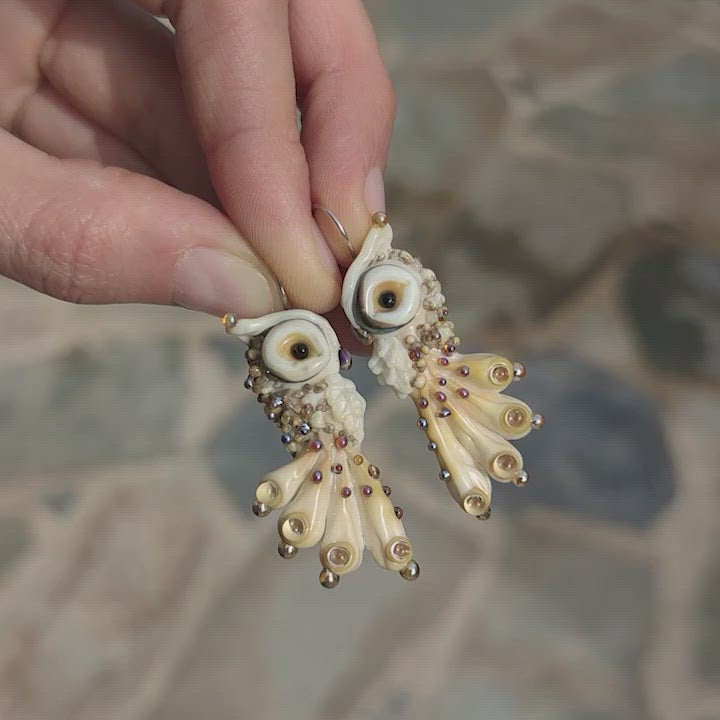 Owl earrings