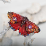 Load image into Gallery viewer, Brooch red butterfly
