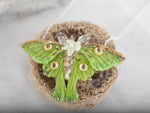Load image into Gallery viewer, Necklace Luna moth
